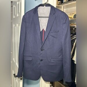 Express Men's Navy Blue Blazer 40R